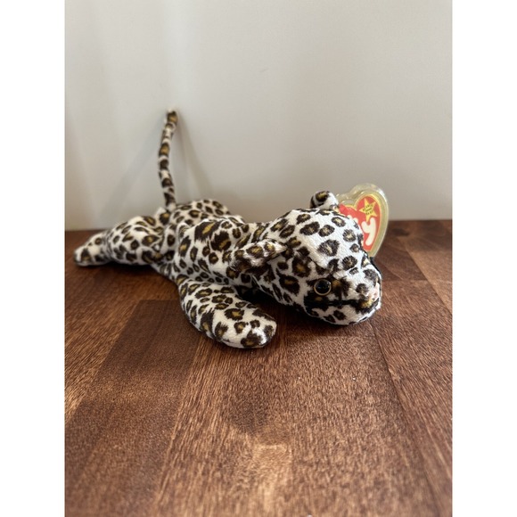 Ty Beanie Babies Freckles the Spotted Leopard Plush Toy - 4066 RARE WITH ERRORS - Picture 2 of 15